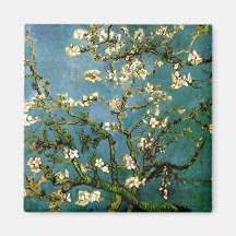 Van Gogh Almond Branches In Bloom Fridge Magnets