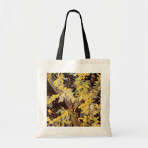 Van Gogh, Blossoming Acacia Branches Flowers Tote Bag