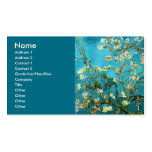 Van Gogh Blossoming Almond Tree Vintage Fine Art Business Card