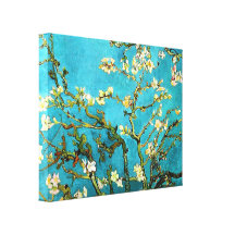 Van Gogh Blossoming Almond Tree Vintage Fine Art Gallery Wrapped Canvas