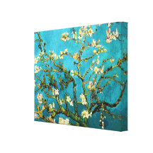 Van Gogh Blossoming Almond Tree Vintage Fine Art Stretched Canvas Print
