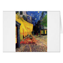 Van Gogh Cafe Terrace At Night Greeting Card