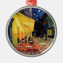 Van Gogh Cafe Terrace At Night Christmas Tree Ornament