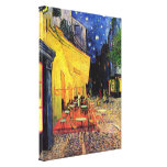 Van Gogh; Cafe Terrace at Night, Vintage Fine Art Canvas Print