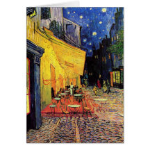 Van Gogh Cafe Terrace Vintage Fine Art Cards
