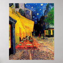 Van Gogh Cafe Terrace Vintage Fine Art Print