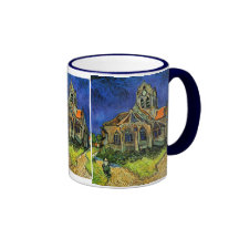 Van Gogh Church at Auvers Post-Impressionism Mug
