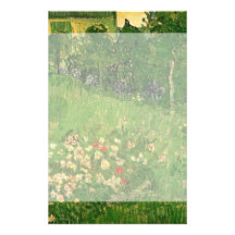 Van Gogh; Daubigny's Garden, Le Jardin de Daubigny Custom Stationery