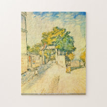 van Gogh - Entrance to the Moulin de la Galette Puzzle