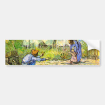 Van Gogh First Steps Bumper Stickers