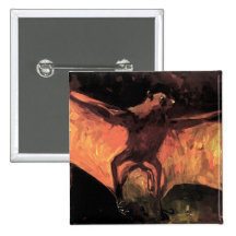 Van Gogh Flying Fox Button