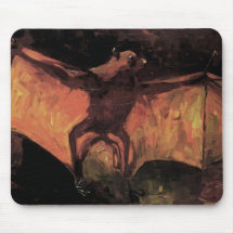 Van Gogh; Flying Fox (Still Life Bat) Mousepads