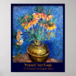 Van Gogh: Fritillaries In Copper Bowl Poster