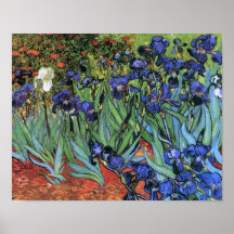 Van Gogh Irises Fine Art Poster