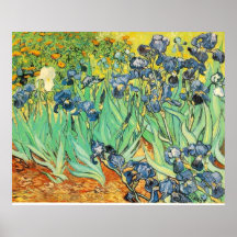 Van Gogh Irises Poster