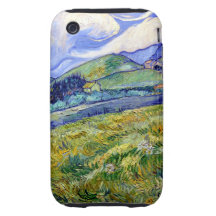 Van Gogh Landscape from St Remy iPhone 3 Tough Case