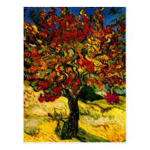 Van Gogh Mulberry Tree Fine Art Postcard
