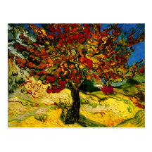 Van Gogh Mulberry Tree Fine Art Postcard