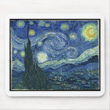 Van Gogh Paintings: Starry Night Van Gogh Mousepad