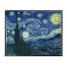 Van Gogh Paintings: Starry Night Van Gogh Post Cards
