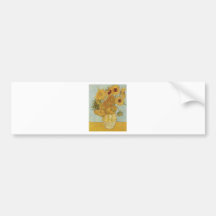 Van Gogh Paintings: Van Gogh Sunflowers Bumper Sticker