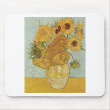 Van Gogh Paintings: Van Gogh Sunflowers Mouse Pads