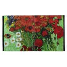 Van Gogh Red Poppies & Daisies Fine Art iPad Folio Cases