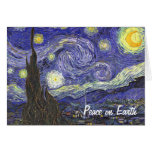Van Gogh Starry Night Christmas Card