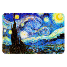 Van Gogh Starry Night Flexible Magnets