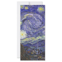 Van Gogh Starry Night Custom Rack Cards