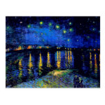 Van Gogh Starry Night Rhone Fine Vintage Post Cards