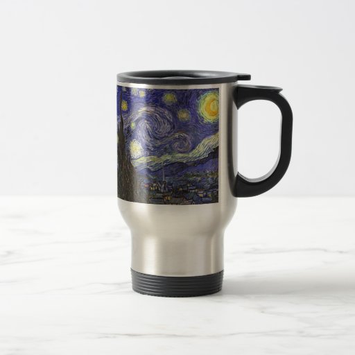 Van Gogh Starry Night, Vintage Post Impressionism Mugs