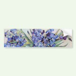Van Gogh Still Life: Vase with Irises bumper stickers