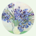 Van Gogh Still Life: Vase with Irises stickers