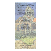 van Gogh, The Church at Auvers Custom Rack Cards