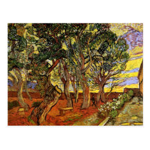 Van Gogh - The Garden Of Saint Paul Hospital Post Cards