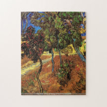 van Gogh - Trees in Garden of Saint-Paul Hospital Puzzle