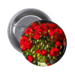Van Gogh Vase With Red Poppies Button