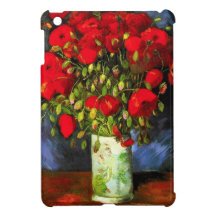 Van Gogh Vase With Red Poppies iPad Mini Case