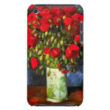 Van Gogh Vase With Red Poppies iPod Case iPod Case-Mate Case