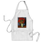 Van Gogh; Vase with Red Poppies, Vintage Flowers Aprons