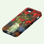Van Gogh; Vase with Red Poppies, Vintage Flowers casemate cases