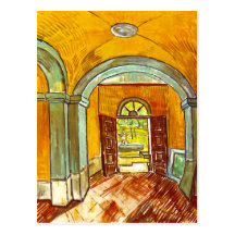 Van Gogh Vestibule Of The Asylum Postcard