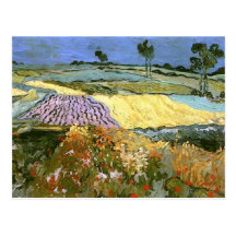 Van Gogh Wheat Fields near Auvers Postcards