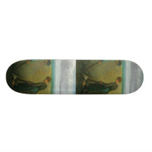 Van Gogh's Peasants or Farmers Planting Potatoes Skate Boards