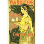 Van Houten's Chocolade Art Nouveau Photo Cutout