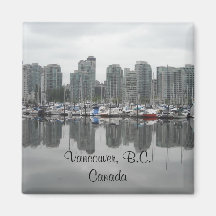 Vancouver, B.C. Canada Refrigerator Magnets