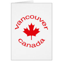 Vancouver Canada Card