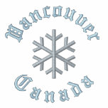 Vancouver Canada Embroidered Hooded Sweatshirt