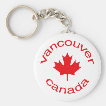 Vancouver Canada Keychains